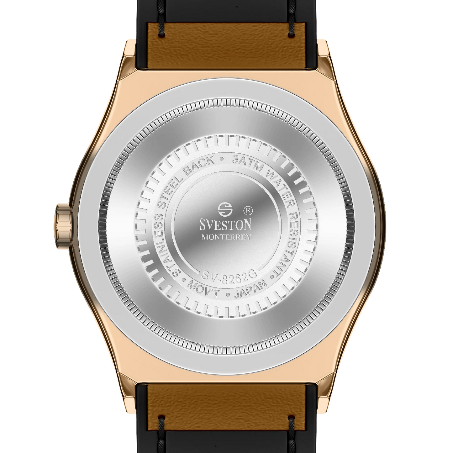 Sveston Monterrey Rose Gold Black Watch