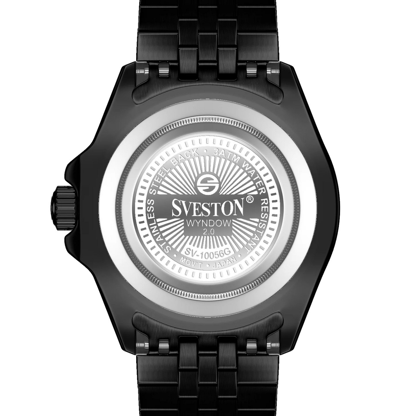 Sveston Wyndow 300-M Two-Tone GMT Watch
