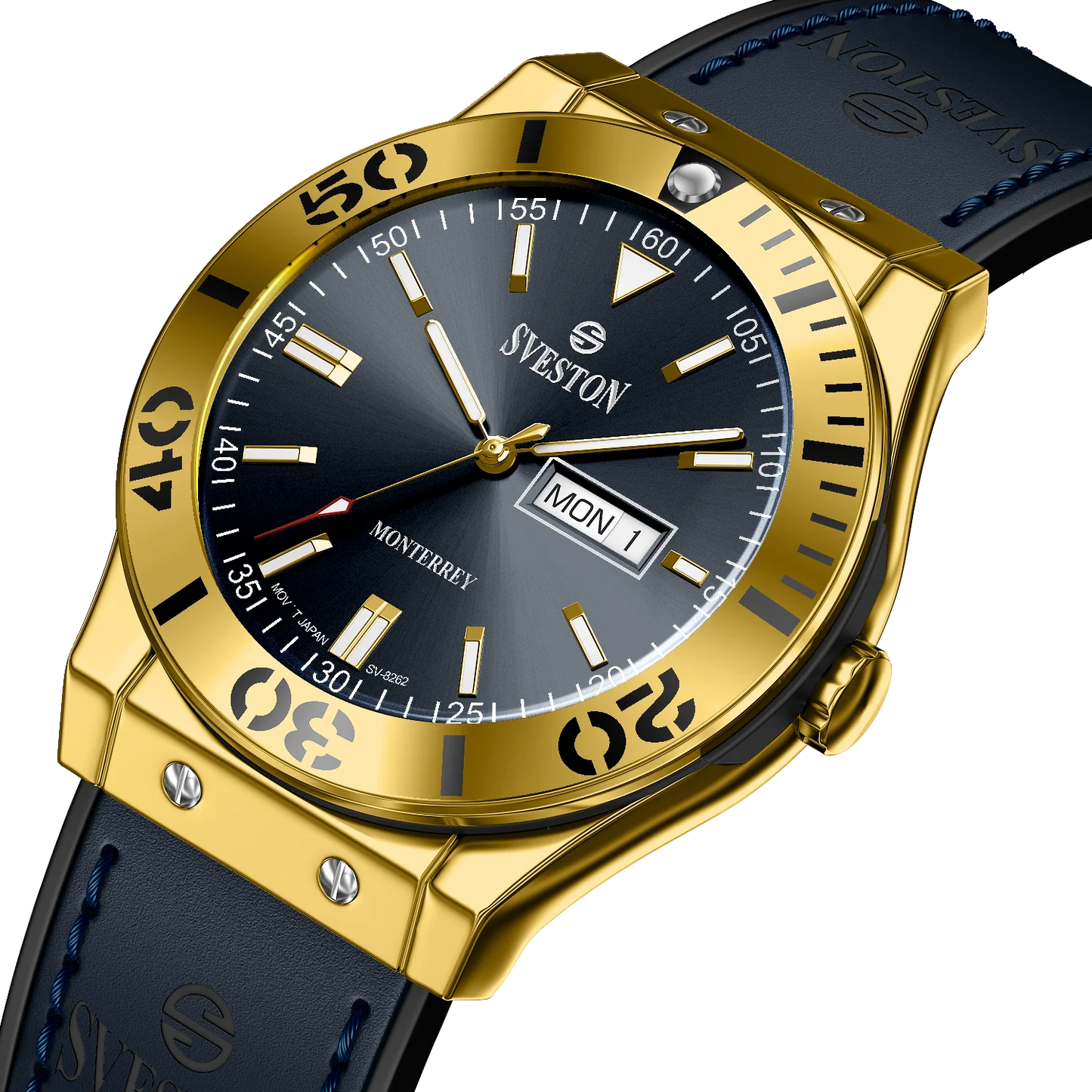 Sveston Monterrey Gold Black Watch