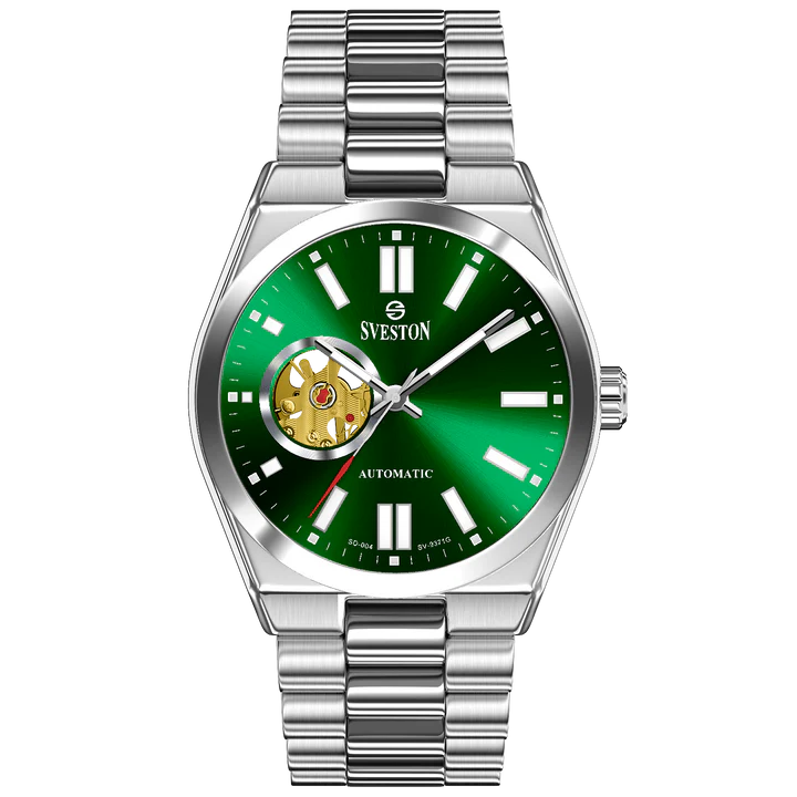 Sveston Automatic Green Dial Watch