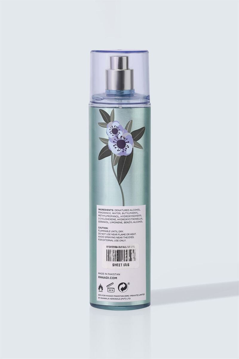 Khaadi Sweet Iris Body Mist – Fresh Floral Fragrance for Women