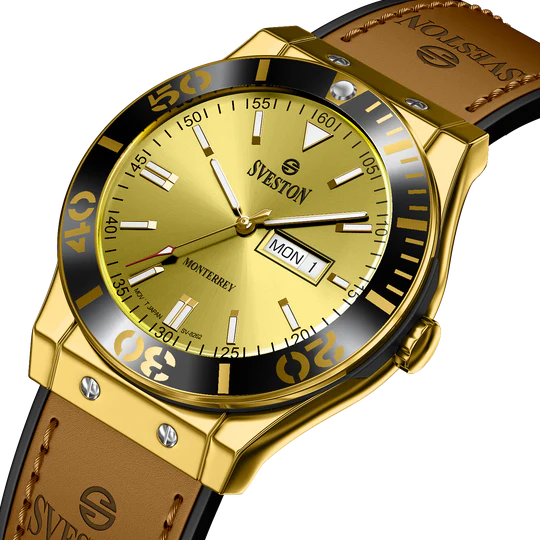 Sveston Monterrey Gold Wrist Watch