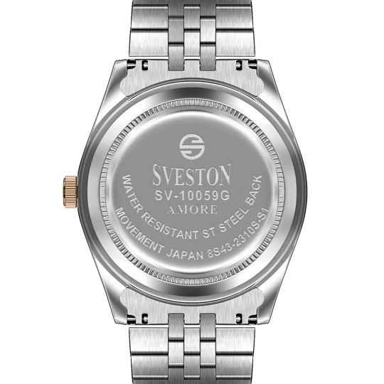Sveston SV-10059 Rose Gold & Silver Luxury
