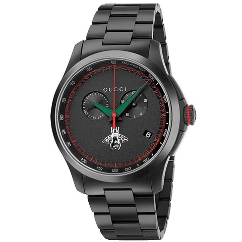 Gucci G-Chrono Black PVD Bee Dial Men’s Watch