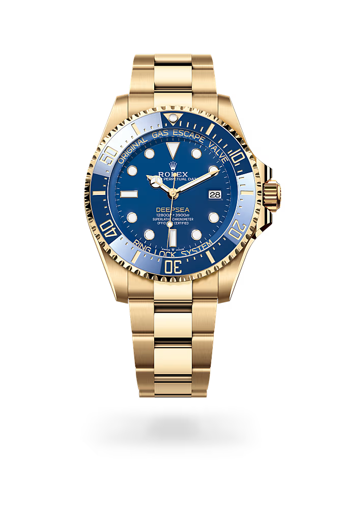 Rolex Deepsea Gold Blue Dial