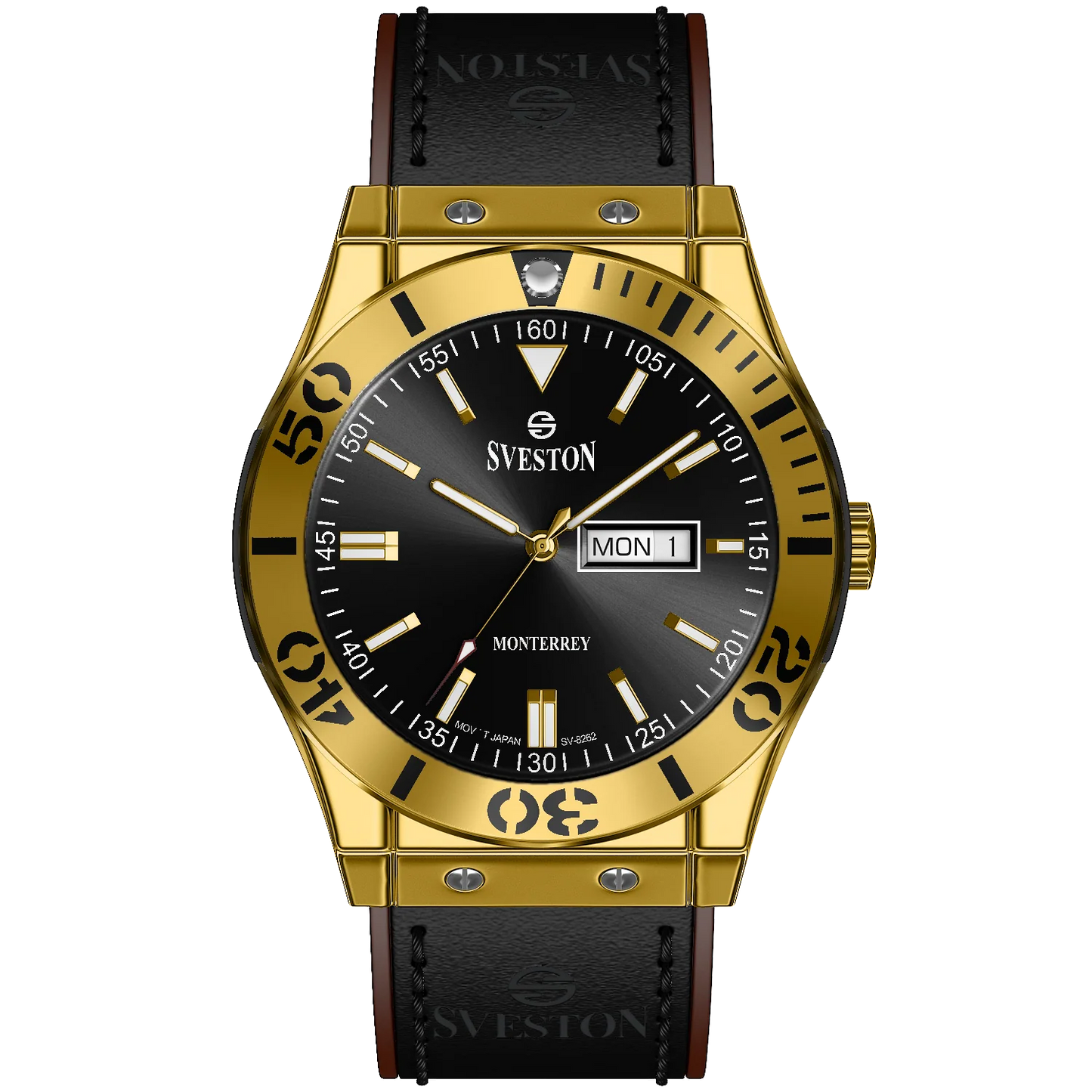 Sveston Monterrey Gold Black Watch