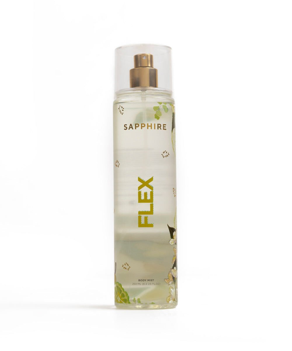 Sapphire Flex Body Mist – Cool Citrus & Fresh Floral Fragrance