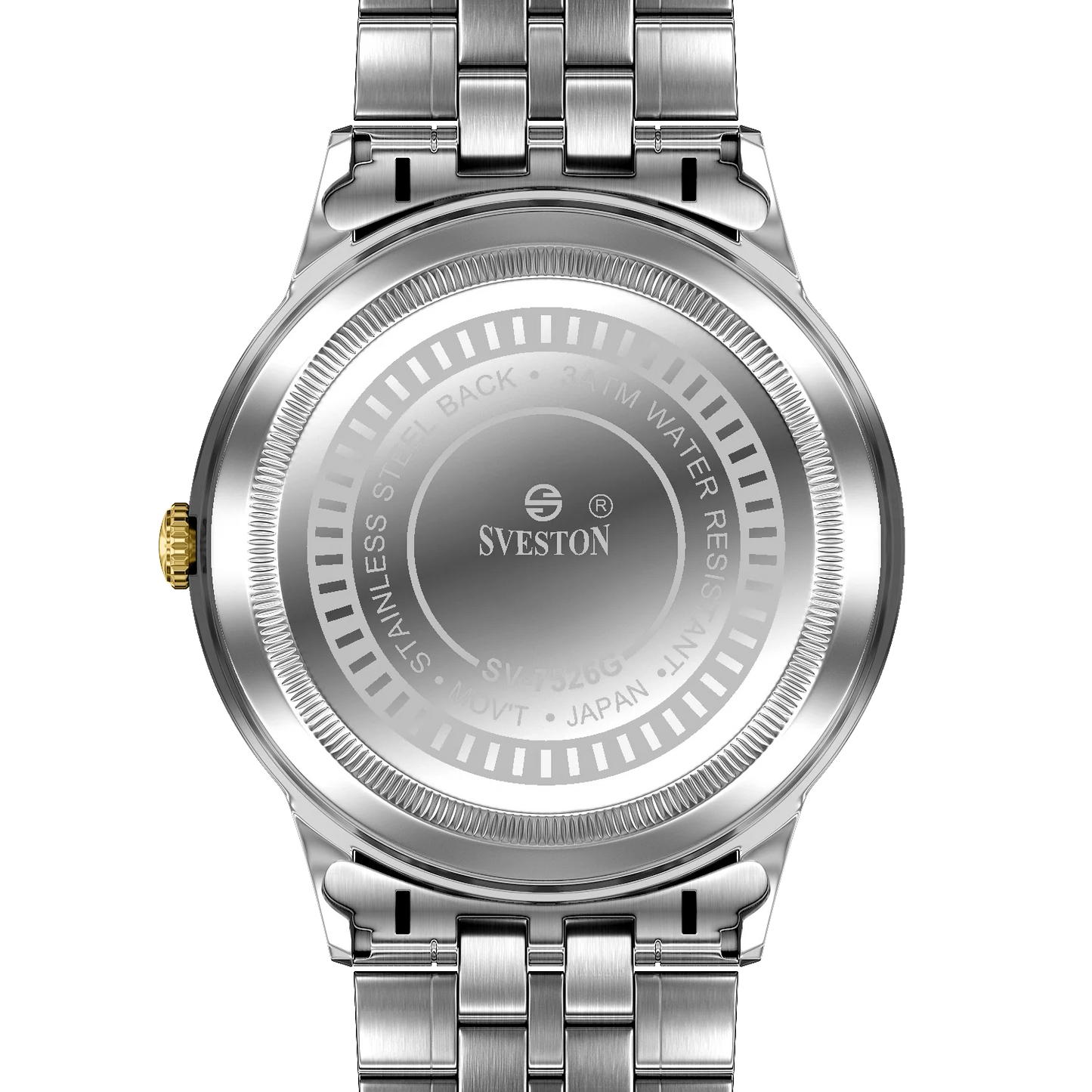 Sveston SV-7526 Two-Tone Gold & Silver Men’s Watch