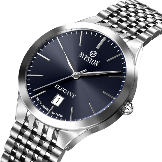 Sveston SV-7528 Silver Stainless Steel Men’s Watch