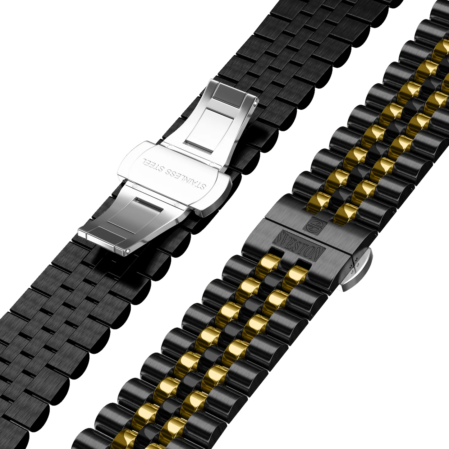 Sveston Wyndow 300-M Two-Tone GMT Watch
