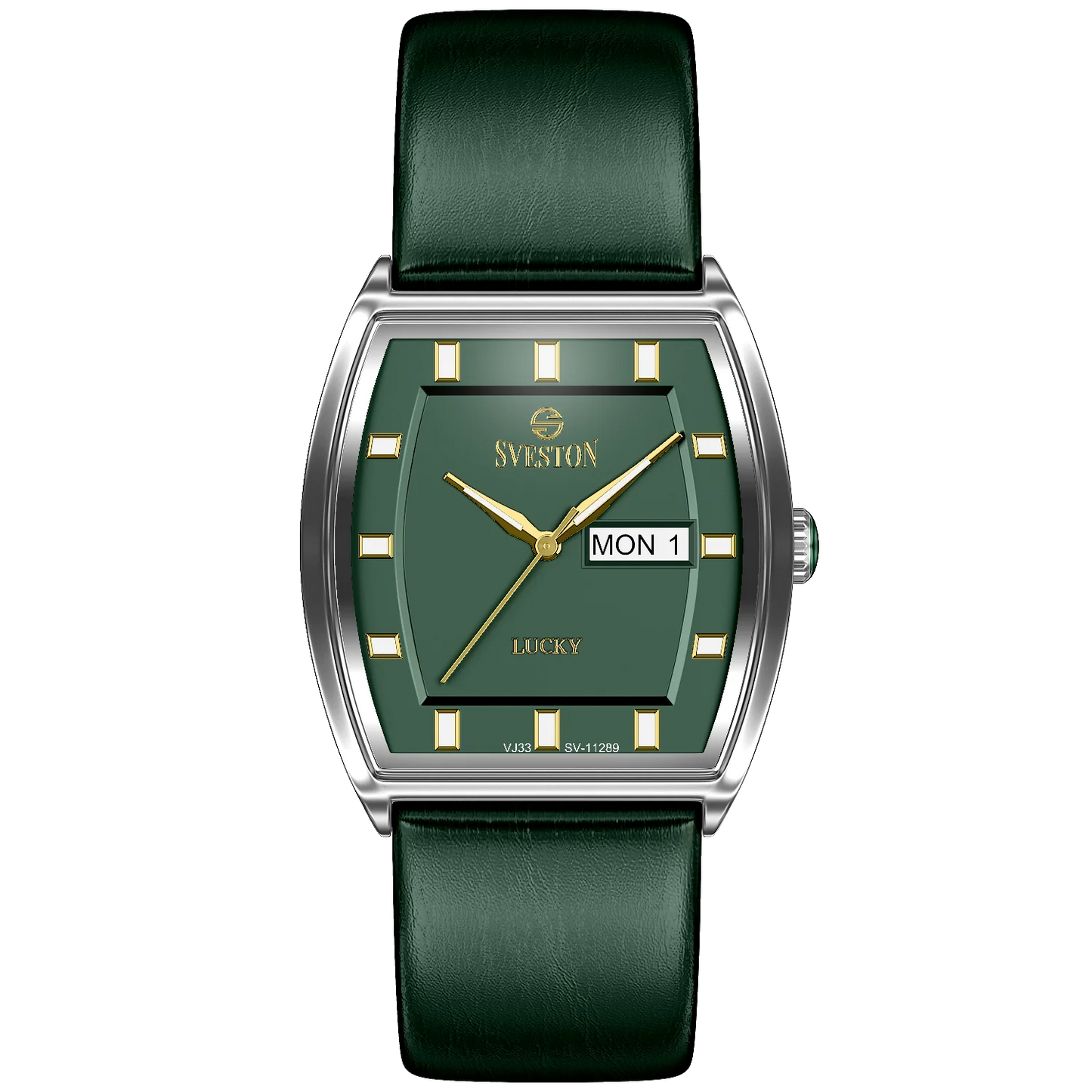 Sveston Lucky Green & Silver Watch