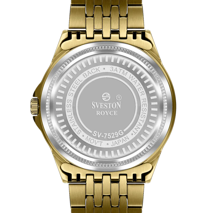 Sveston SV-7529 Gold Stainless Steel Men’s Watch