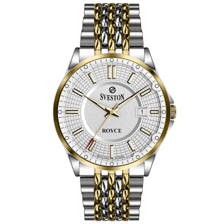 Sveston SV-7529 Two-Tone Gold & Silver Stainless