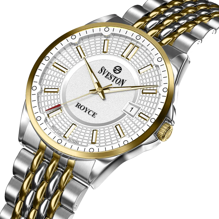 Sveston SV-7529 Two-Tone Gold & Silver Stainless
