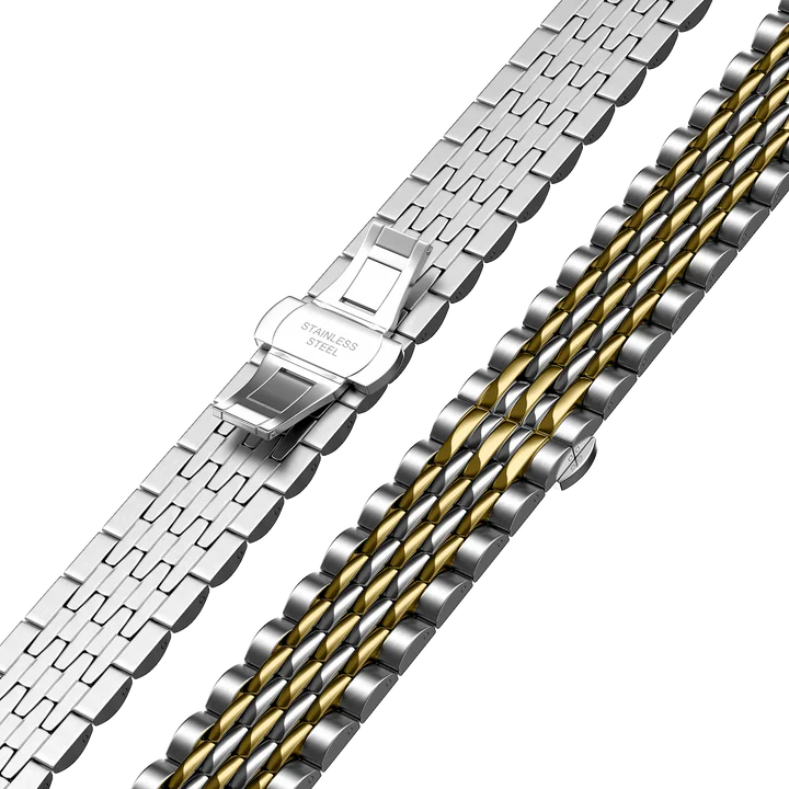 Sveston SV-7529 Two-Tone Gold & Silver Stainless