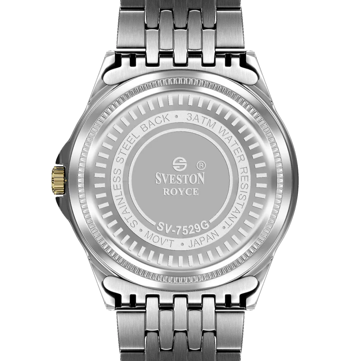 Sveston SV-7529 Two-Tone Gold & Silver Stainless