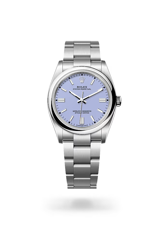 Rolex Oyster Perpetual 36mm Stainless Steel with Light Blue Dial