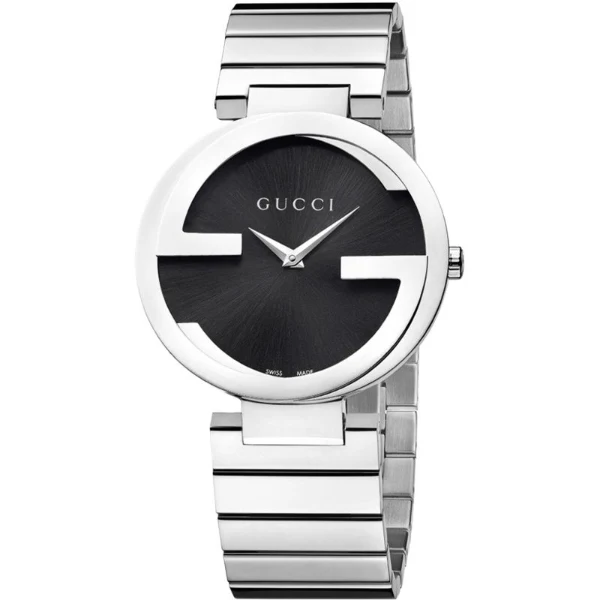 Gucci G-Timeless Black Dial Stainless Steel Watch – Swiss Made Luxury Unisex Timepiece