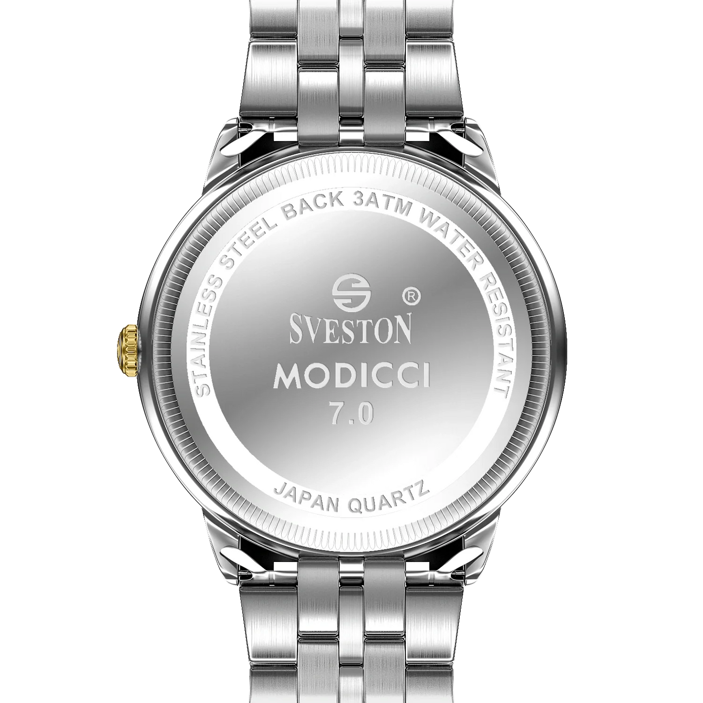 Sveston Modicci Black & Silver Watch