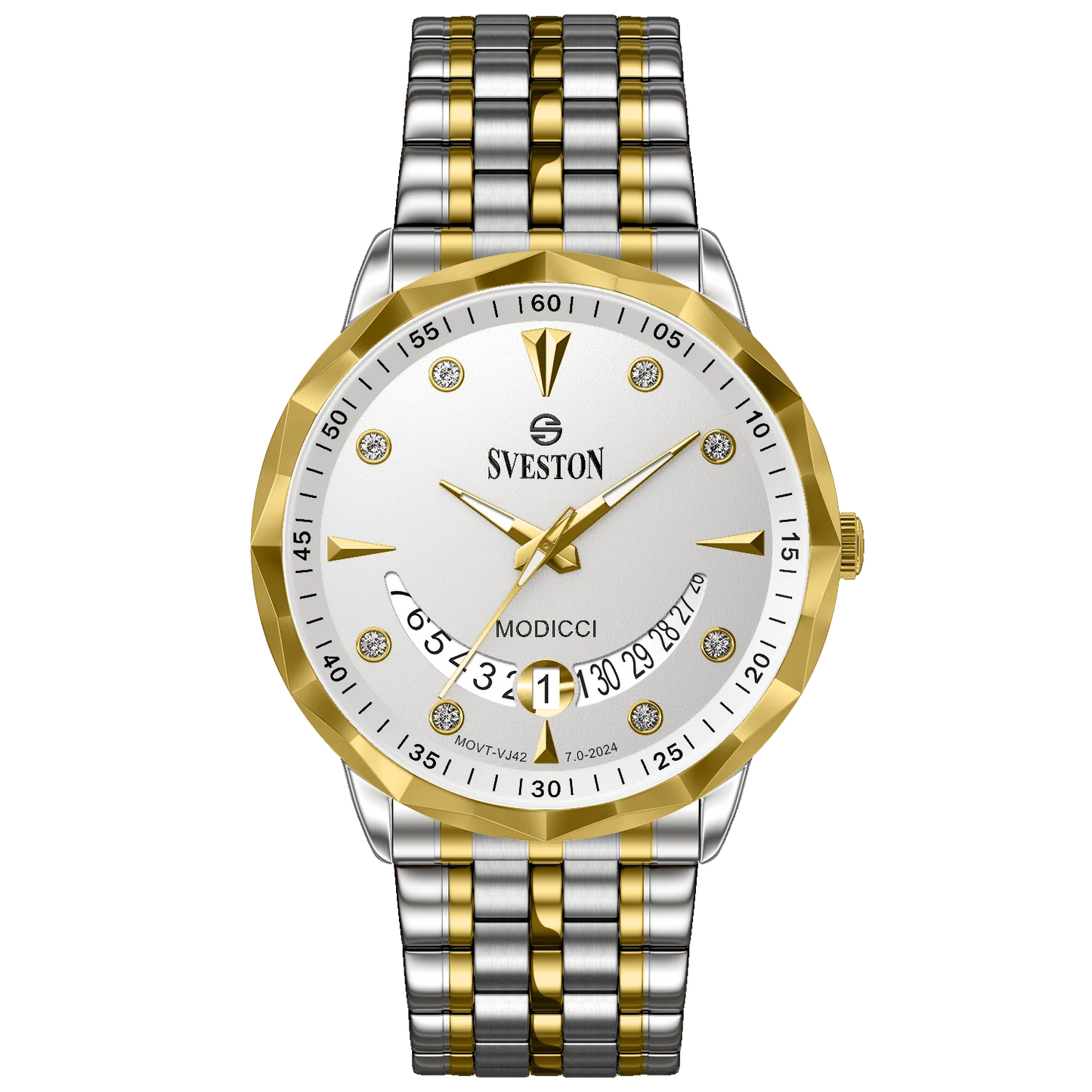 Sveston Modicci Silver & Gold Watch