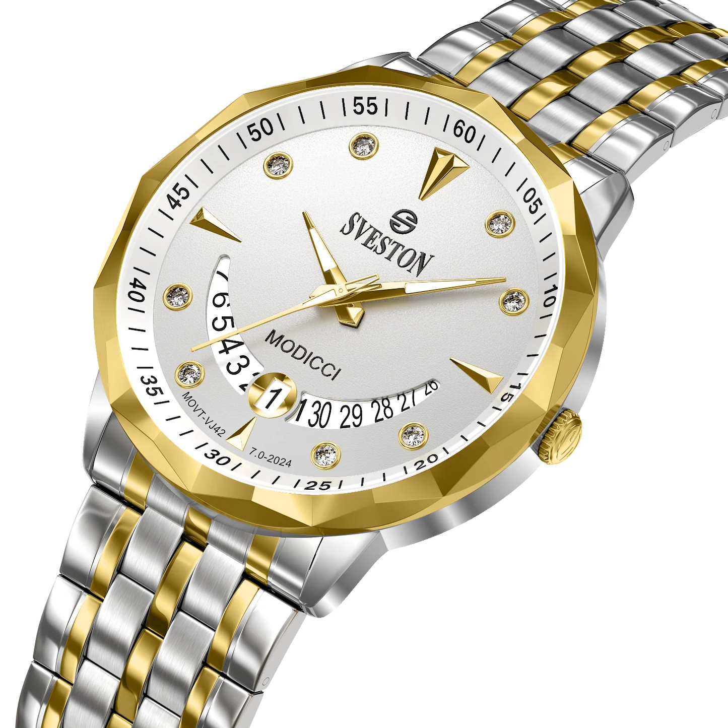 Sveston Modicci Silver & Gold Watch