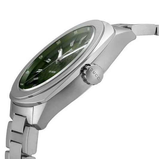 Gucci Stainless Steel 40mm Green Dial Watch