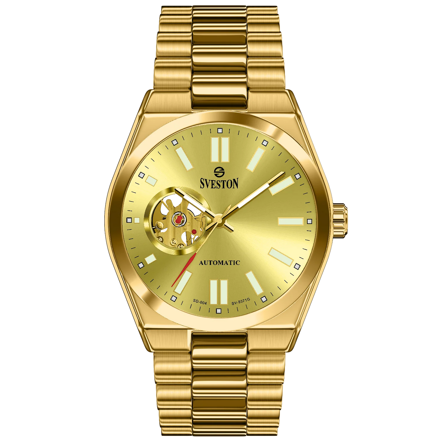 Sveston Automatic Gold Dial Watch