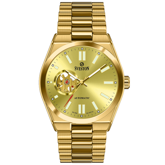 Sveston Automatic Gold Dial Watch
