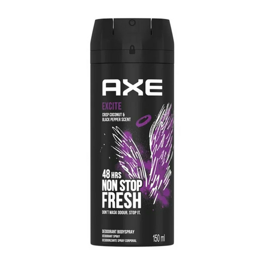 Axe Excite Crisp Coconut & Black Pepper Scent 48H Non Stop Fresh Deodorant Body Spray
