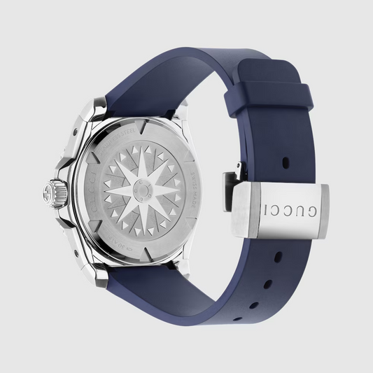 Gucci Dive 40mm Blue Dial Men’s Automatic Watch with Rubber Strap