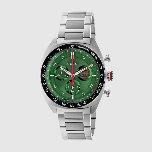 Gucci Interlocking 41mm Green Chronograph Men’s Watch