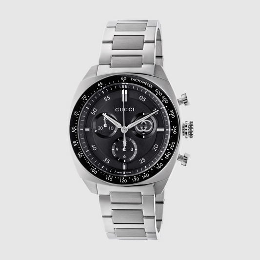 Gucci Interlocking 41mm Black Chronograph Men’s Watch