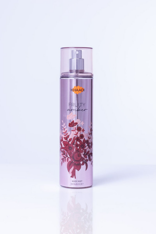 Khaadi Fruity Amber Body Mist – Sweet, Warm & Long-Lasting Fragrance for Women