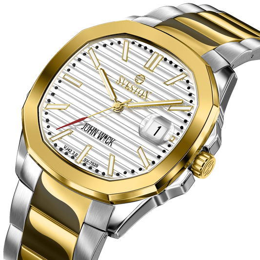 Sveston John Wick Two-Tone Gold & Silver Watch