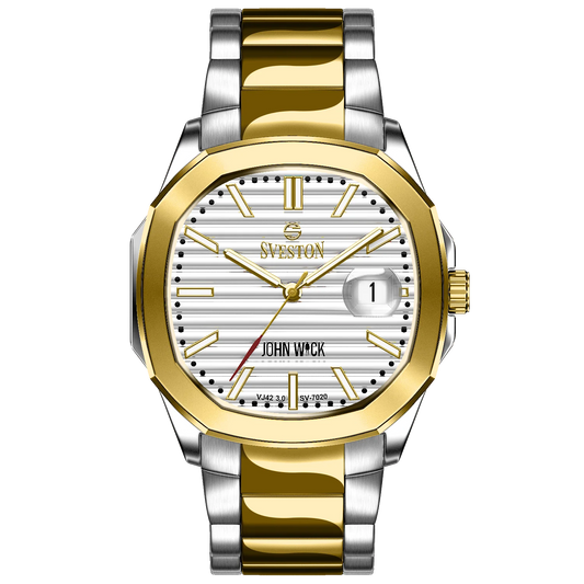 Sveston John Wick Two-Tone Gold & Silver Watch
