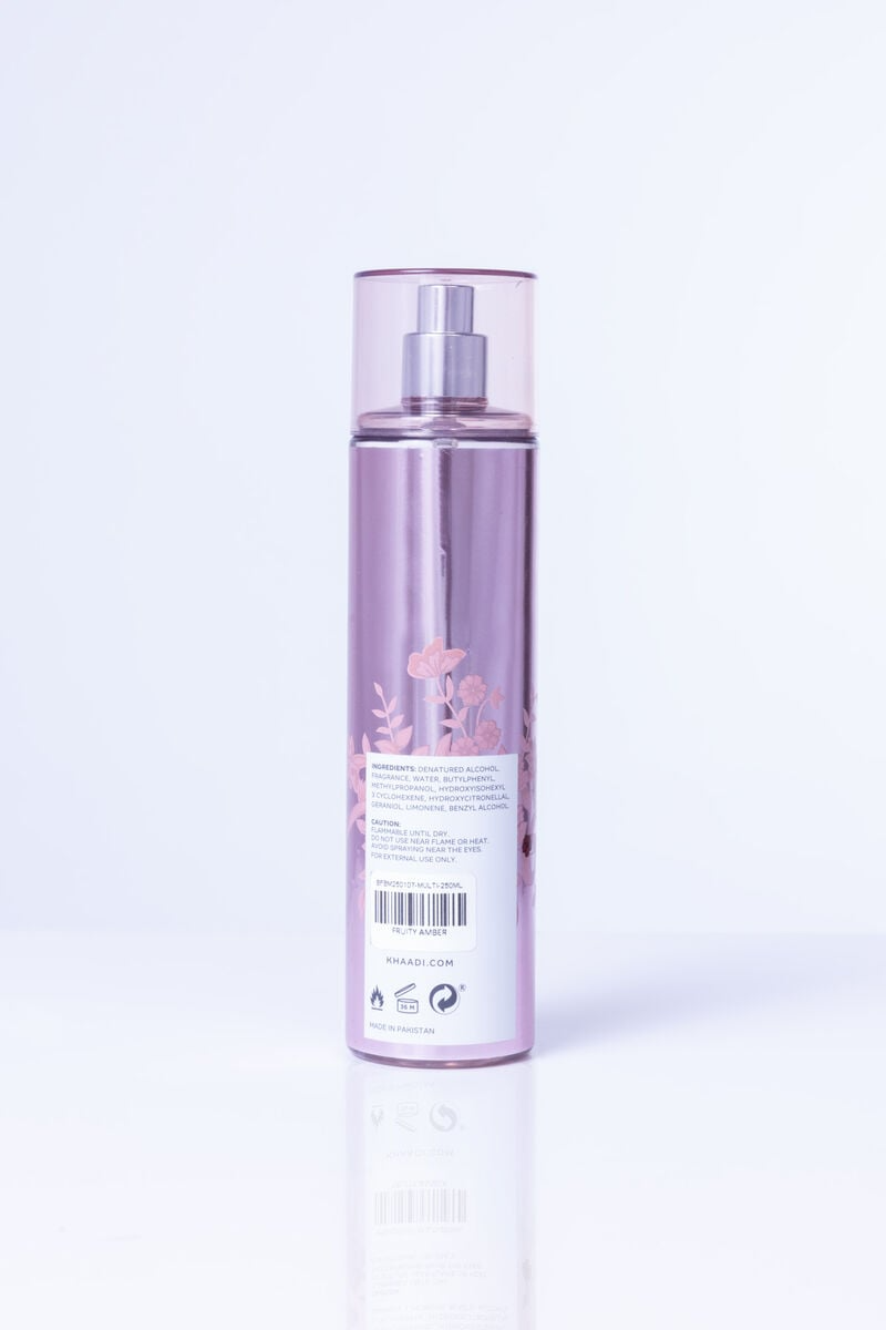 Khaadi Fruity Amber Body Mist – Sweet, Warm & Long-Lasting Fragrance for Women