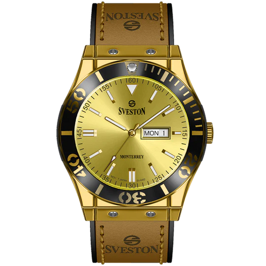 Sveston Monterrey Gold Wrist Watch