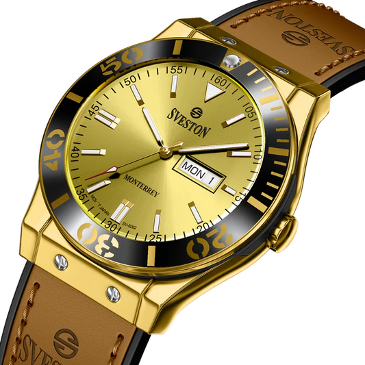 Sveston Monterrey Gold Wrist Watch