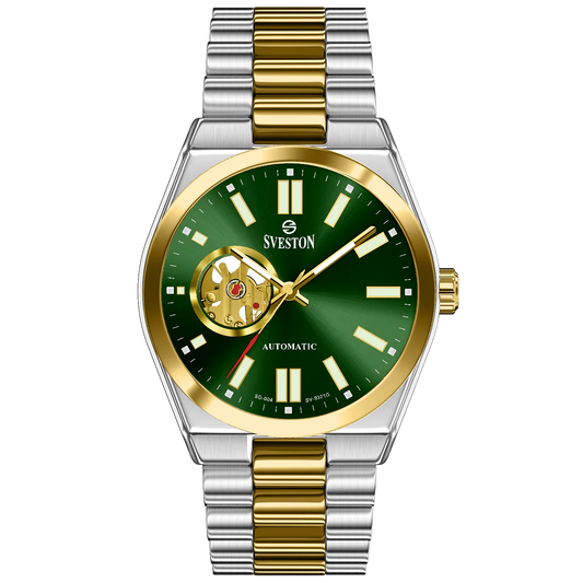 Sveston Automatic Green Dial Watch