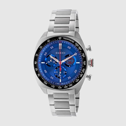Gucci Interlocking 41mm Blue Chronograph Men’s Watch