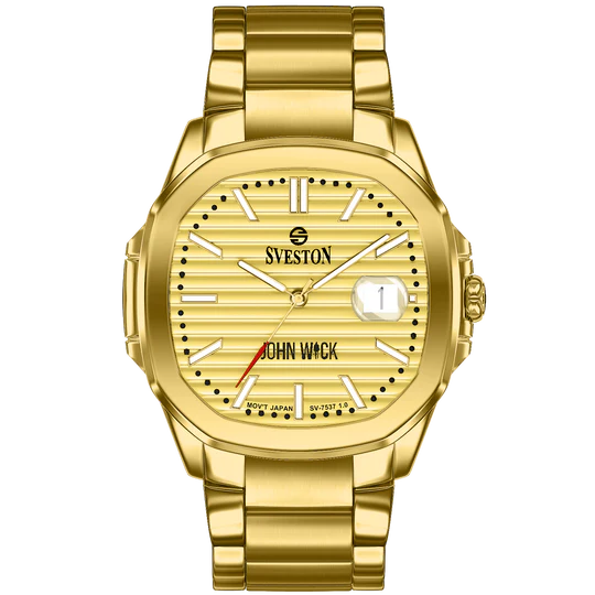 Sveston John Wick Gold Watch
