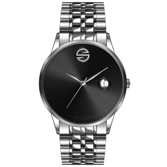 Sveston Black Dial Men’s Luxury Watch