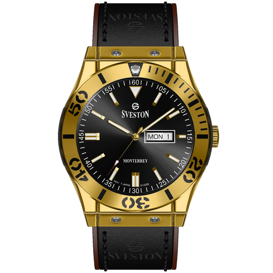 Sveston Monterrey Gold Black Watch
