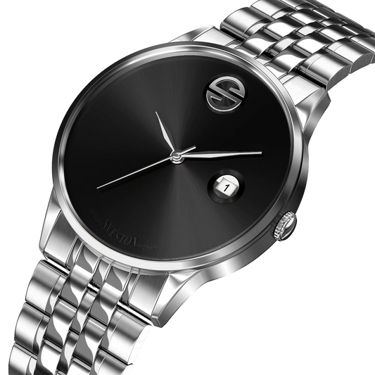Sveston Black Dial Men’s Luxury Watch