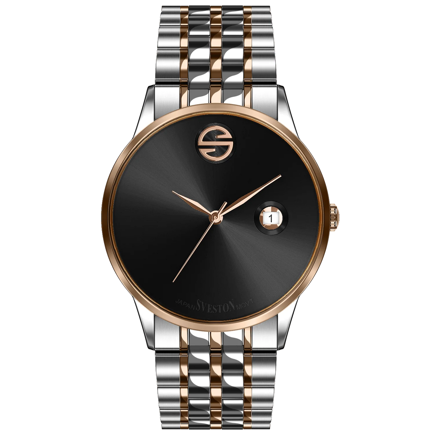 Sveston Two-Tone Men’s Luxury Watch