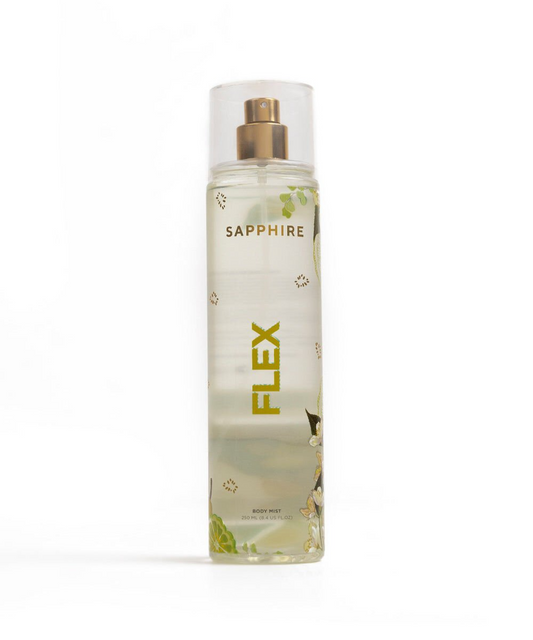 Sapphire Flex Body Mist – Cool Citrus & Fresh Floral Fragrance