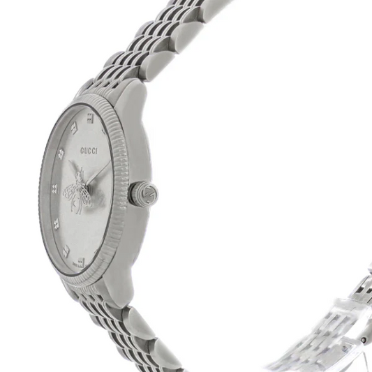 Gucci G-Timeless Silver Bee Dial