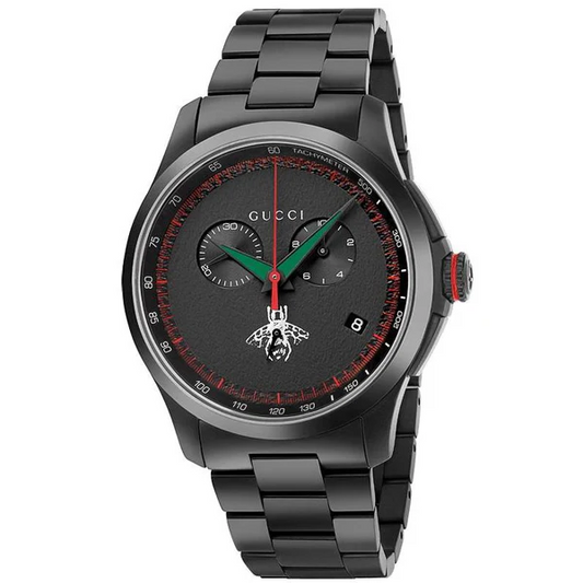 Gucci G-Chrono Black PVD Bee Dial Men’s Watch