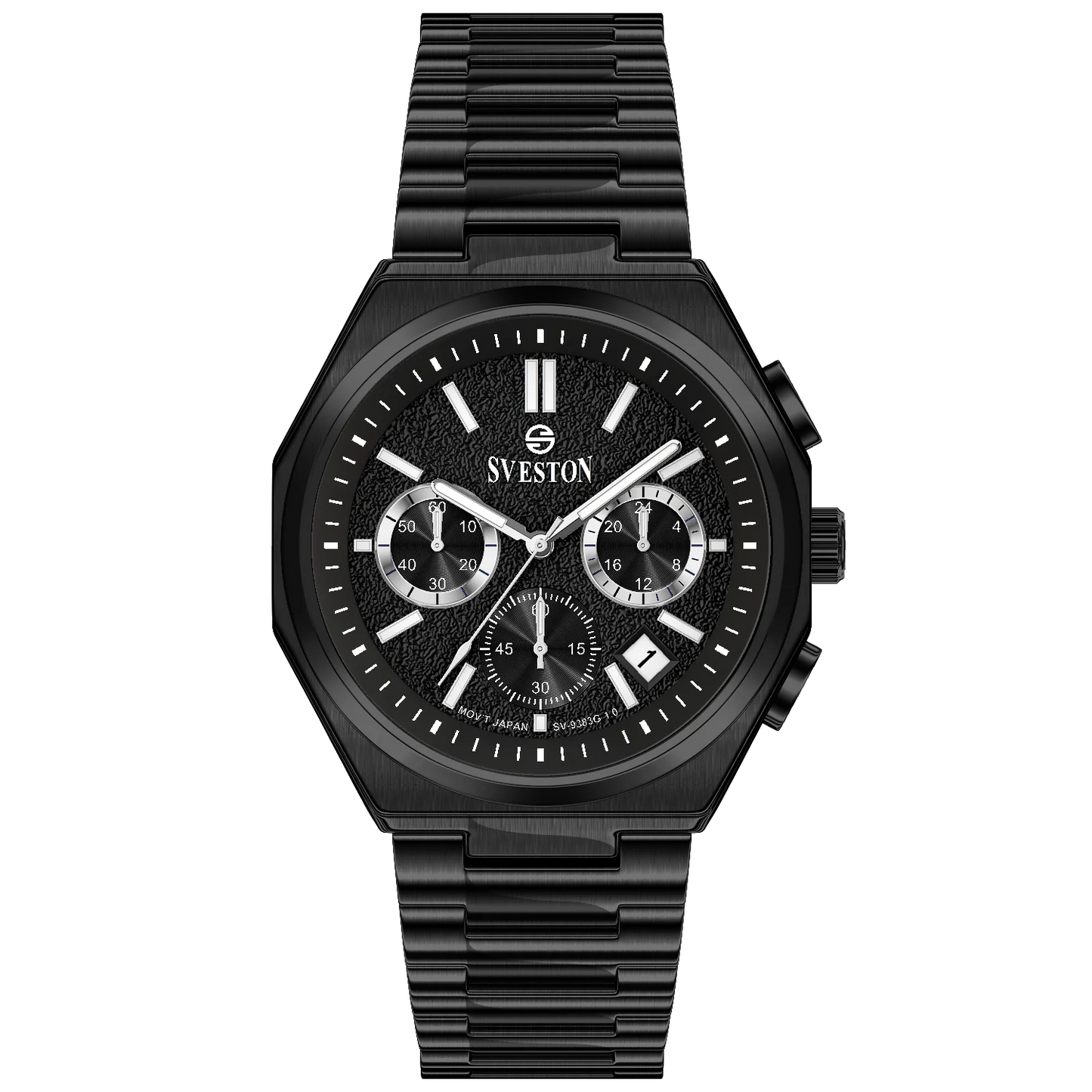 Sveston SV-9383 All Black  Men’s Watch