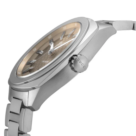 Gucci Stainless Steel 40mm Beige Dial Watch
